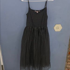 Slip dress with tulle skirt. Size S